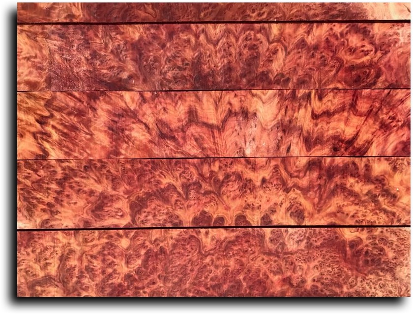 AustralianBurls.com - Pool Cue Blanks (Greenstone Mallee Burl) © 2018 Jim Syvertsen